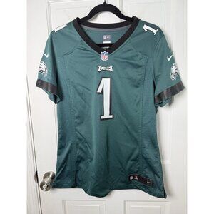 Philadelphia Eagles Jalen Hurts #1 Midnight Green Jersey EUC Size Large